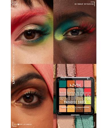 NYX Professional Makeup Ultimate Shadow Palette - Paradise Shock Eyeshadow Palette - Buy Online on GoSupps.com