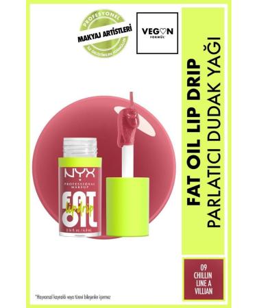 NYX Professional Makeup Fat Oil Lip Drip Shine Lip Oil - Chillin' Like a Villain