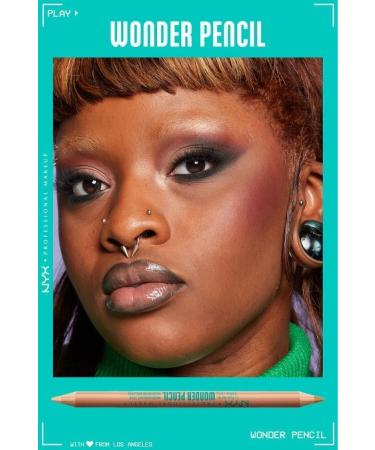 NYX Professional Makeup Wonder Pencil Double-Sided Highlighter & Concealer Pencil - Warm Deep - Buy Online on GoSupps.com