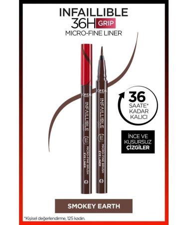 L'Oreal Paris Infaillible 36H Grip Micro Fine Eyeliner 02 Smokey Earth