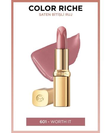 L'Oreal Paris Color Riche Satin Finish Lipstick - 601 Worth It
