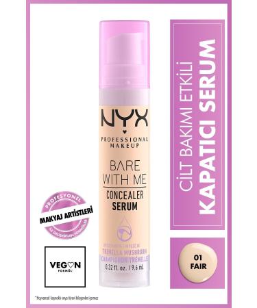 NYX Professional Makeup Bare With Me Concealer Serum 01 Fair Concealer