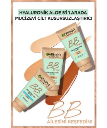 Garnier Bb Cream Miraculous Skin Perfector Medium Tone Spf 15 50 ml - Buy Online on GoSupps.com