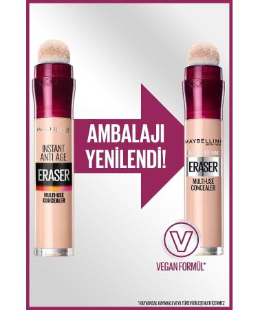 Maybelline New York Instant Anti Age Eraser Concealer - 01 Light & Vitamin C Bright Super Brightening Serum 30 ml - Buy Online on GoSupps.com