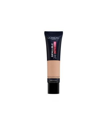 L'Oreal Paris L'or al Paris Infaillible 24h Matte Cover High Coverage Foundation - 145 Rose Beige