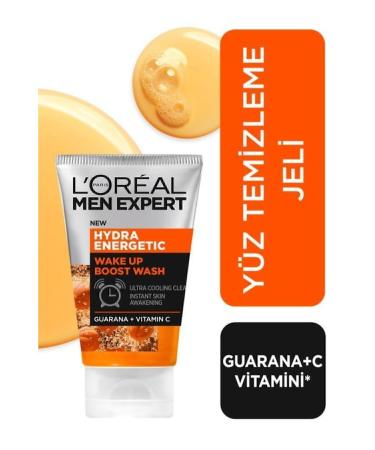 L'Oreal Paris Men Expert Men's Complete Care Set Hydra Energetic Face Wash Gel 100ml + Shower Gel 300ml + Roll On - Buy Online on GoSupps.com