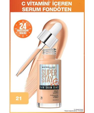 Maybelline New York Super Stay Skin Tint Foundation - 21