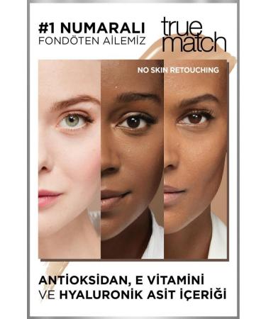 L'Oreal Paris True Match Caring Foundation - 4w Warm Undertone - Buy Online on GoSupps.com