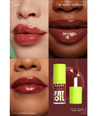 NYX Professional Makeup Fat Oil Lip Drip Shine Lip Oil - Inside Scoop - Buy Online on GoSupps.com