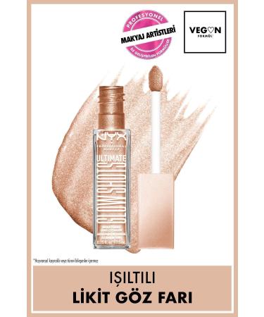 NYX Professional Makeup Ultimate Glow Shots Shimmering Liquid Eyeshadow - 05 Highkey Lychee