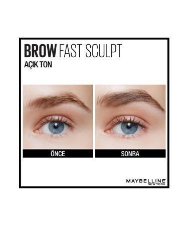 Maybelline New York Brow Fast Sculpt Brow Gel No: 01 Blonde - Buy Online on GoSupps.com