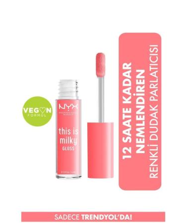 NYX Professional Makeup This Is Milky Gloss Lip Gloss Moo-dy Peach