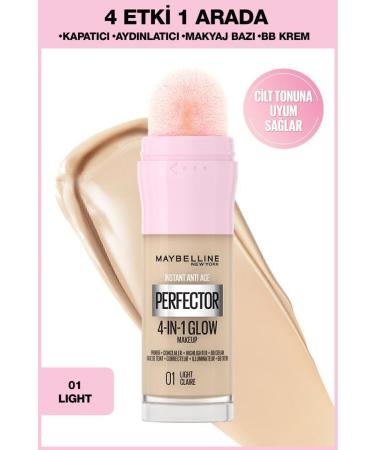 Maybelline New York Instant Perfector Glow 4 Effects in 1 Foundation / BB & CC Cream - 01 Light & Mini Surreal Mascara - Buy Online on GoSupps.com