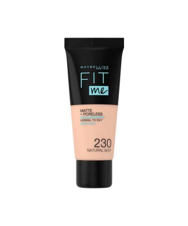 Maybelline New York Fit Me Matte Poreless Foundation - 230 Natural Buff - Buy Online on GoSupps.com