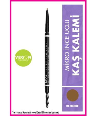 NYX Professional Makeup Ultra nce Ka Kalemi - Micro Brow Pencil Blonde 5 g 800897836849