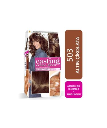 L'Oreal Paris L'or al Paris Casting Cr me Gloss Hair Dye - 503 Golden Chocolate