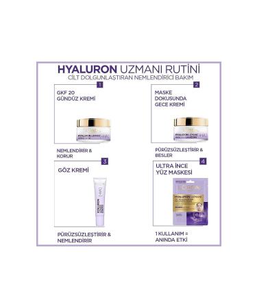 L'Oreal Paris Hyaluron Expert Skin Plumping Moisturizing Day Cream - Hyaluronic Acid - Buy Online on GoSupps.com