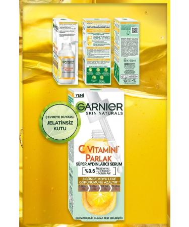 Garnier Super Brightening Day and Night Serum & Vitamin C Brightening Daily Brightening Cream - Buy Online on GoSupps.com