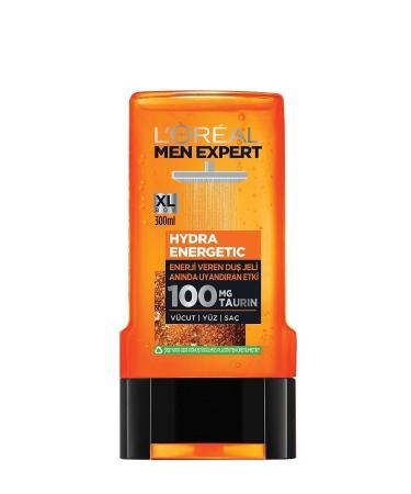 L'Oreal Paris Men Expert Hydra Energetic Energizing Shower Gel 300ml - Buy Online on GoSupps.com