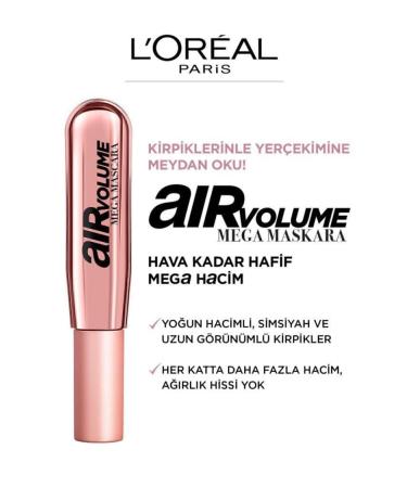 L'Oreal Paris Air Volume Mega Mascara - Buy Online on GoSupps.com