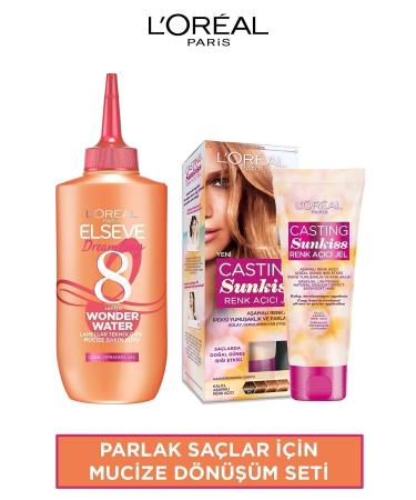 L'Oreal Paris Casting Sunkiss Lightening Gel & Elseve Dream Long Wonder Water Miracle Care Water 200ml