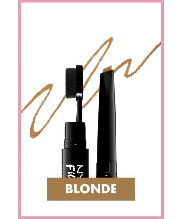 NYX Professional Makeup Fill & Fluff Eyebrow Pomade Pencil - Blonde - Buy Online on GoSupps.com