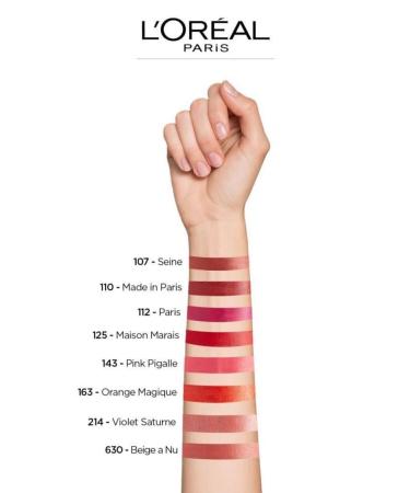 L'Oreal Paris Color Riche Satin Finish Lipstick 112 Paris Paris - Pink - Buy Online on GoSupps.com