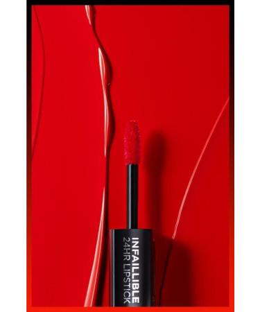 L'Oreal Paris Infaillible 2-step 24 Hour Liquid Lipstick & Balm - 213 Toujours Teaberry - Buy Online on GoSupps.com