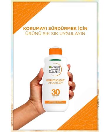 Garnier Ambre Solaire Sun Protection Milk Spf30 200ml - Buy Online on GoSupps.com