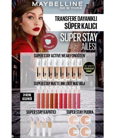 Maybelline New York Super Stay Matte Ink City Edition Likit Mat Ruj - 135 Globe-trotter - Buy Online on GoSupps.com