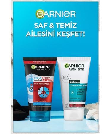 Garnier Pure & Clean Anti-Oily & Anti-Imperfections 3 in 1 150 ml - Buy Online on GoSupps.com