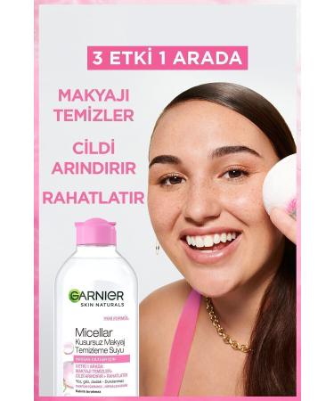 Garnier Micellar Flawless Make-Up Remover Water 400 ml - Buy Online on GoSupps.com