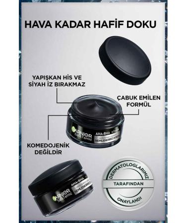 Garnier Pure & Clean Charcoal Mattifying Daily Moisturising Cream 50ml - Buy Online on GoSupps.com