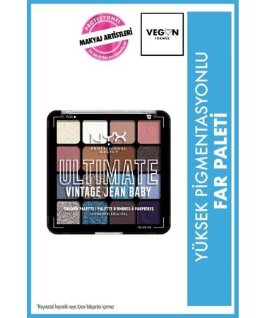 NYX Professional Makeup Ultimate Shadow Palette - Vintage Jean Baby Eyeshadow Palette
