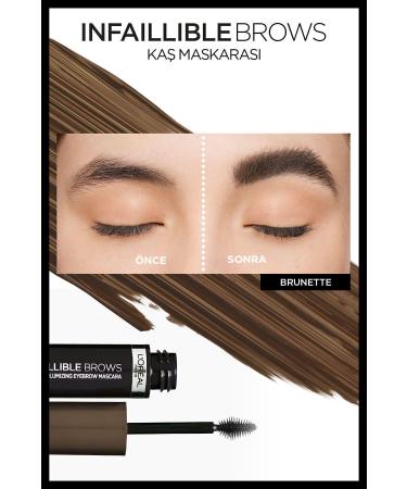 L'Oreal Paris Infaillible Brows Volumizing Eyebrow Mascara Brunette - Buy Online on GoSupps.com