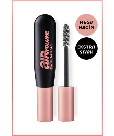 L'Oreal Paris Air Mega Black Mascara Lasts Up to 30 Hours Extra Black & Infaillable Automatic Gel Eyeliner
