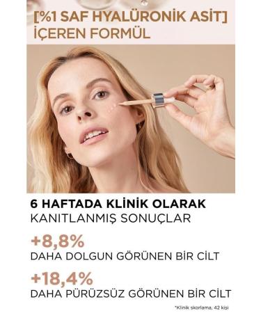 L'Oreal Paris True Match Nude Foundation Serum 0.5-2 Very Light & Revitalift Filler 1.5% Pure Hyaluronic Acid Serum - Buy Online on GoSupps.com