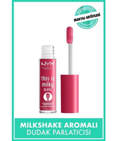 NYX Professional Makeup This Is Milky Gloss Lip Gloss - Strawberry Horchata