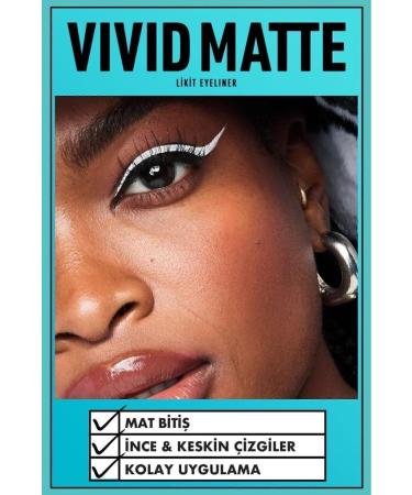 NYX Professional Makeup Vivid Matte Liquid Eyeliner - Black - Buy Online on GoSupps.com