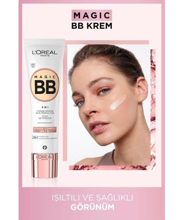L'Oreal Paris Magic BB Tinted Moisturizing Cream - 02 Light - Buy Online on GoSupps.com