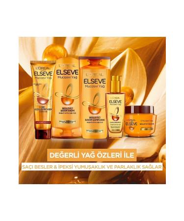 Elseve L'or al Paris Miraculous Oil Nourishing Care Shampoo 360 ml - Buy Online on GoSupps.com