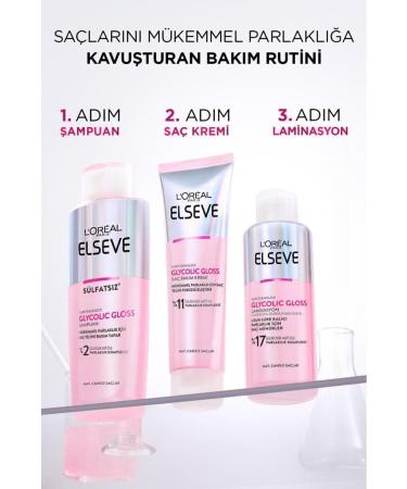 Elseve Glycolic Gloss Perfect Shine Care Shampoo Glycolic Acid 200ml - Buy Online on GoSupps.com