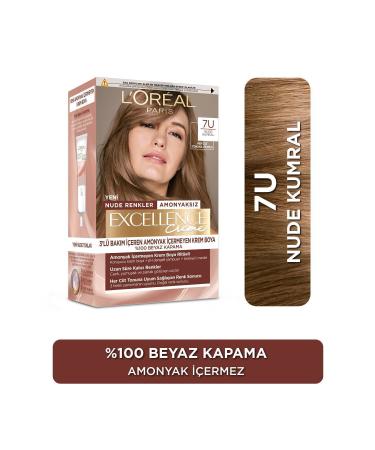 L'Oreal Paris Excellence Creme Nude Colors Hair Dye 7u Nude Blonde