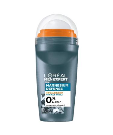 L'Oreal Paris Men Expert Magnesium Defense Roll On - Buy Online on GoSupps.com