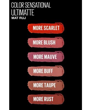 Maybelline New York Color Sensational Ultimatte Matte Lipstick - 499 More Blush (PINK) - Buy Online on GoSupps.com
