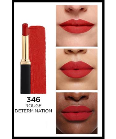 L'Oreal Paris Color Riche Intense Volume Matte Lipstick - 346 Rouge Determination - Buy Online on GoSupps.com