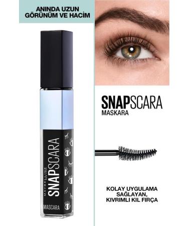 Maybelline New York Snapscara Mascara - Pitch Black - Buy Online on GoSupps.com