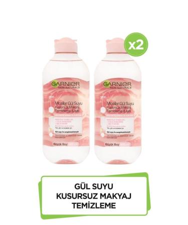 Garnier 2-Piece Micellar Rose Water Flawless Make-Up Remover & Shine 400 ml