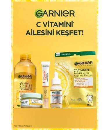 Garnier Vitamin C Brightening Eye Cream 15ml - Buy Online on GoSupps.com