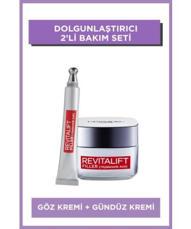 L'Oreal Paris Revitalift Filler Intensive Plumping Anti-Aging Day Cream 50ml + Eye Cream 15ml